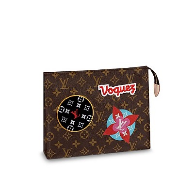 LOUIS VUITTON-N41049 루이비통 타히티라인 다미에 아주르 토일렛 포쉐트 26 이미테이션파우치