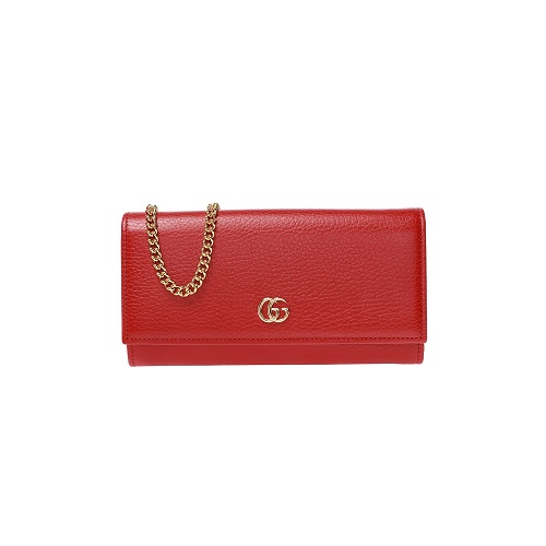 [스페셜오더]GUCCI-546585 6433 구찌 레드 GG 마몽 체인 월릿