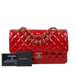 [스페셜오더]CHANEL-A01112 샤넬 블랙 페이던트 실버 클래식 미디엄 더블 플랩백