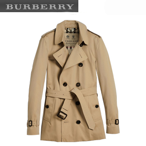 [스페셜오더]BURBERRY-39110481버버리 샌드링엄 쇼트 헤리티지 블랙 트렌치코트 남성용