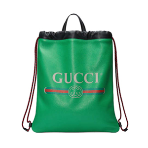 [스페셜오더]GUCCI-494053 8459 구찌 코코 카피탄 프린트 블랙가죽 드로우스트링 백팩