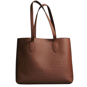 [스페셜오더]BURBERRY-40600961 버버리 송아지 가죽 페일 애쉬 로즈 라지 엠보싱 토트 백