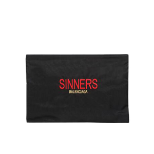 BALENCIAGA-487067 발렌시아가 코튼 Sinners 자수 클래식 베이스볼 캡