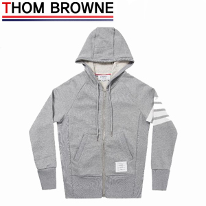 THOM BROWNE-T7900 톰 브라운 사선완장 집업 후드 네이비