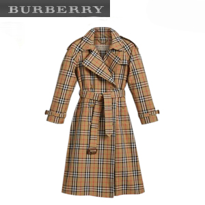 [스페셜오더]BURBERRY-40713771 버버리 빈티지 체크 코튼 트렌치코트