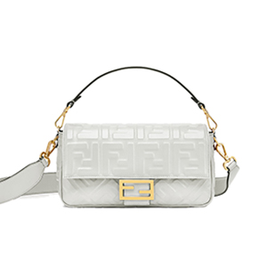 [스페셜오더]FENDI-8BR600 펜디 블루 더블 F 데님 바게트 라지