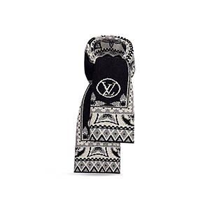 LOUIS VUITTON-M73120 루이비통 핑크 에스키모노그램 스카프 여성용