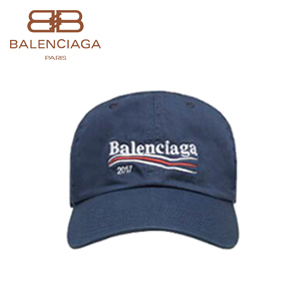 BALENCIAGA-452245 발렌시아가 코튼 캔버스 BALENCIAGA 로도 자수 화이트 클래식 베이스볼 캡