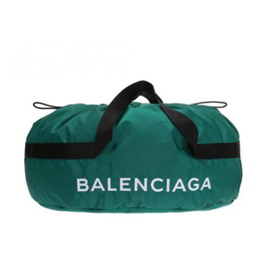 BALENCIAGA-4899419 발렌시아가 나일론 페브릭 레드 드로우스트링 휠 백 M