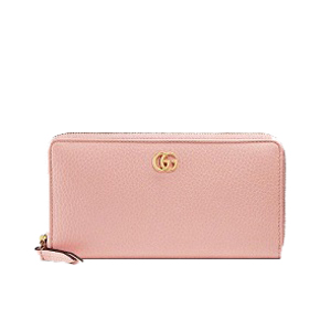 GUCCI-456117 1000 구찌 더블 G 블랙 지퍼 어라운드 장지갑