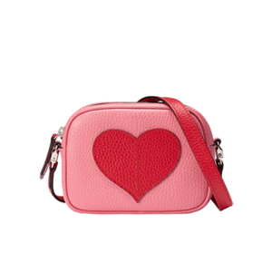 [스페셜오더]GUCCI-457223 4579 구찌 Childrens leather heart 하트 다크 네이비 가죽 메신저 백 