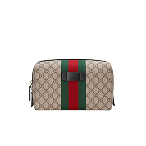 GUCCI-523337 9678 구찌 GG 수프림 캔버스 토일렛트리 케이스