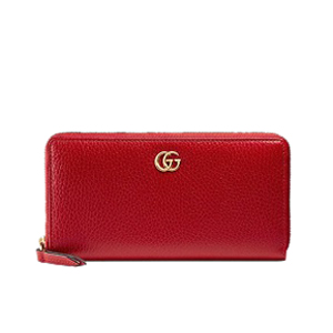 GUCCI-456117 1000 구찌 더블 G 블랙 지퍼 어라운드 장지갑