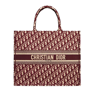 [스페셜오더]CHRISTIAN DIOR-M1286 디올 그레이 Toile de Jouy Reverse 자수 DIOR BOOK TOTE 백