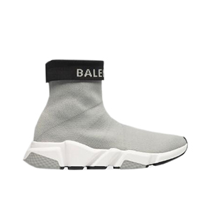  BALENCIAGA-525725 발렌시아가 그레이 니트 로고 장식 스피드 트레이너(남여공용)