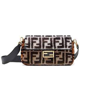 [스페셜오더]FENDI-8BR600 펜디 블루 더블 F 데님 바게트 라지