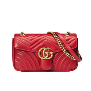 [스페셜오더]GUCCI 443497 5235 구찌 퍼플 GG 마몽 스몰 마틀라세 숄더백