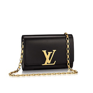 [스페셜오더]LOUIS VUITTON-M94335 루이비통 소프트 레더 블랙 체인 루이즈 GM