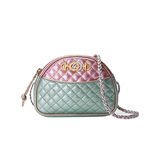 [스페셜오더]GUCCI-534951 3862 구찌 레드 그린 라미네이트 가죽 미니 백