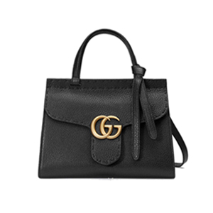 [스페셜오더]GUCCI-442622 6339 구찌 GG 마몽 블랙 미니 탑 핸들백