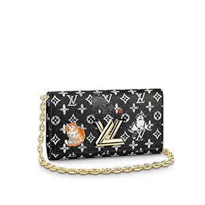 [스페셜오더]LOUIS VUITTON-M63888 루이비통 모노그램 트렌스포머 프린트 장식 트위스트 체인 월릿