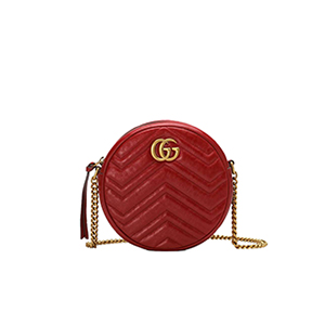 [스페셜오더]GUCCI-550154 2535 구찌 브라운 GG 마몽 미니 라운드 숄더백