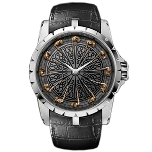 [스페셜오더]Roger Dubuis-로저 드뷔 엑스칼리버 스틸 화이트다이얼 시계42mm