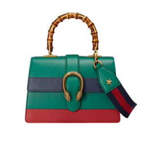 [스페셜오더]GUCCI-448075 8006 구찌 디오니서스 미디엄 핑크/블루/레드 가죽 탑 핸들백