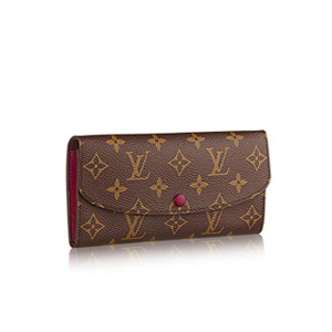 LOUIS VUITTON-M60697 루이비통 모노그램 푸시아 에밀리 월릿