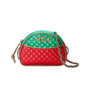 [스페셜오더]GUCCI-534951 3862 구찌 레드 그린 라미네이트 가죽 미니 백