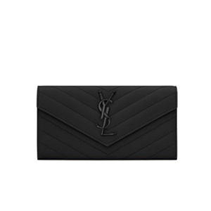 SAINT LAURENT-372264 생 로랑 레드 라지 모노그램 플랩 장지갑