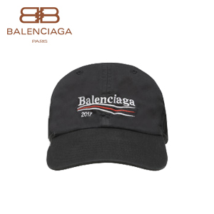 BALENCIAGA-452245 발렌시아가 코튼 캔버스 BALENCIAGA 로도 자수 화이트 클래식 베이스볼 캡