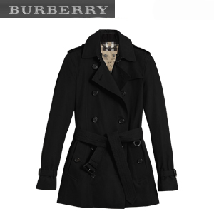 [스페셜오더]BURBERRY-39004561버버리 켄징턴 블랙 롱 헤리티지 트렌치코트 여성용