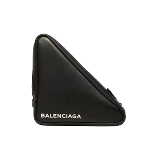 [스페셜오더]BALENCIAGA-발렌시아가 송아지 가죽 스몰 사이즈 트라이앵글 파우치 M 그레이