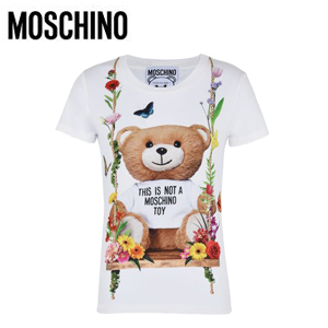 MOSCHINO-모스치노 곰돌이 프린트 티셔츠(2컬러,남여공용)