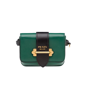 [스페셜오더]PRADA-1BL004 프라다 카이에 송아지 가죽 힙색 블랙 