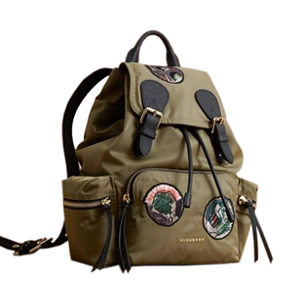 [스페셜오더]BURBERRY-4068951 버버리 블랙 로고 프린트 Rucksack 럭색 라지 백팩