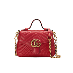 [스페셜오더]GUCCI-547260 5729 구찌 더스트 핑크 GG 마몽 미니 탑 체인 핸들백