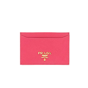 PRADA-1MC208 프라다 사피아노 가죽 핑크 카드 지갑