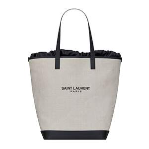 [스페셜오더]SAINT LAURENT-551595 생 로랑 화이트 캔버스 테디 쇼핑백