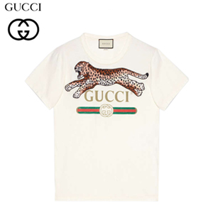 GUCCI-493117 1307 구찌 메탈 구찌 프린트 오버사이즈 티셔츠