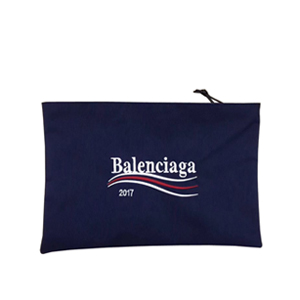 BALENCIAGA-459745 발렌시아가 나일론 페브릭 자수 장식 익스플로러 파우치