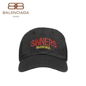 BALENCIAGA-452245 발렌시아가 코튼 캔버스 BALENCIAGA 로도 자수 화이트 클래식 베이스볼 캡