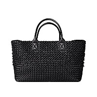 [스페셜오더]BOTTEGA VENETA-115664 보테가 베네타 네로 인트레치아토 나파 까바 숄더백