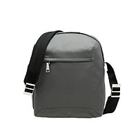 [스페셜오더]PRADA-2VH026 프라다 기능성 페브릭 외부 고무 로고 블랙 밴돌리어 백