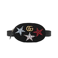 [스페셜오더]GUCCI-476434 1000 구찌 GG 마몽 애니멀 스터드 블랙 마틀라세 벨트백