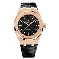 [스페셜오더]Audemars Piguet-오데마피게 로얄 오크 듀얼타임 파워리저브 스틸 블랙 41mm