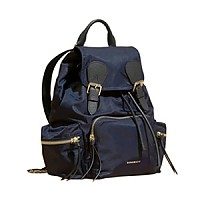 [스페셜오더]BURBERRY-4068951 버버리 라이트블루 로고 프린트 Rucksack 럭색 라지 백팩