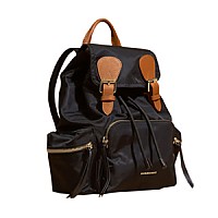 [스페셜오더]BURBERRY-4068951 버버리 블랙 로고 프린트 Rucksack 럭색 라지 백팩