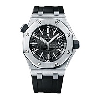 [스페셜오더]Audemars Piguet-오데마피게 로얄 오크 듀얼타임 파워리저브 스틸 블랙 41mm